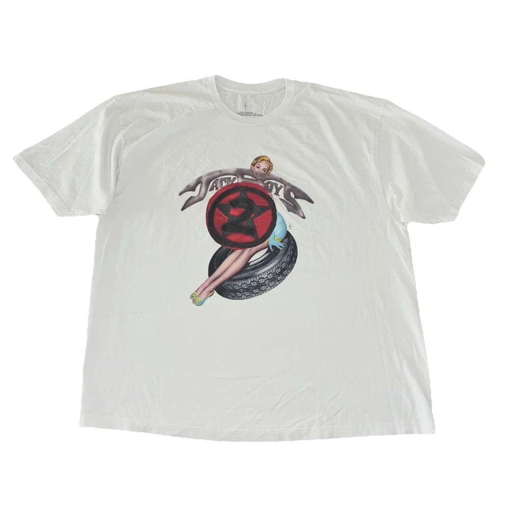 Travis Scott T Shirt XXL White JackBoys 2 C1‎ Tee NEW *line